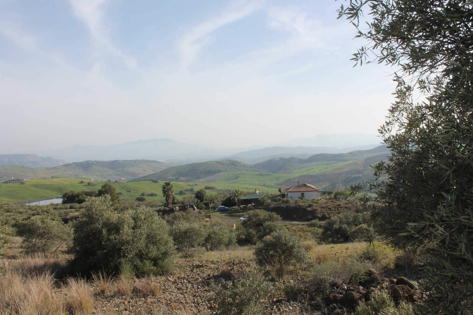 Aussicht Acceso Sierra de Aguas Andalusien