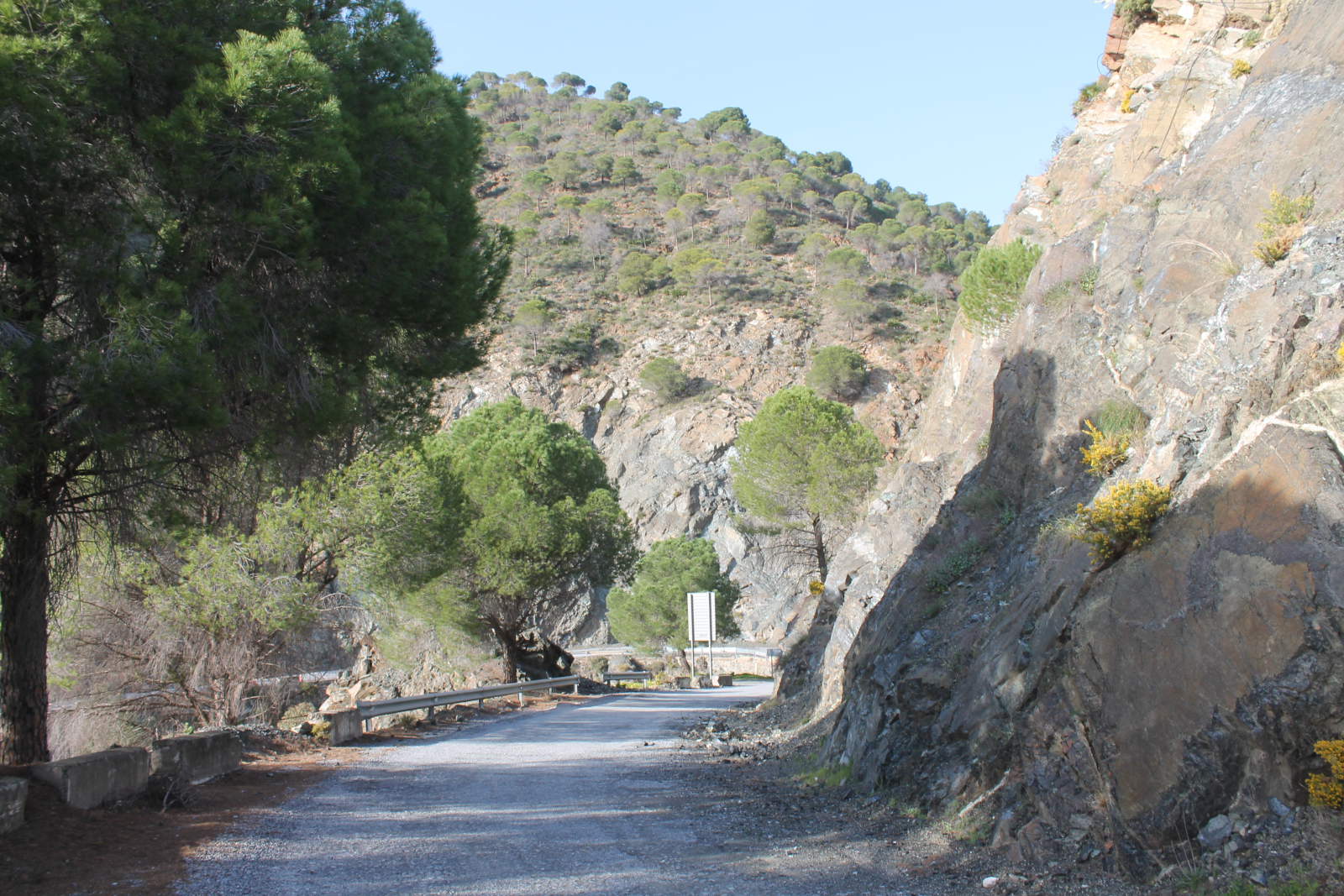 Wanderung in Málaga Andalusien