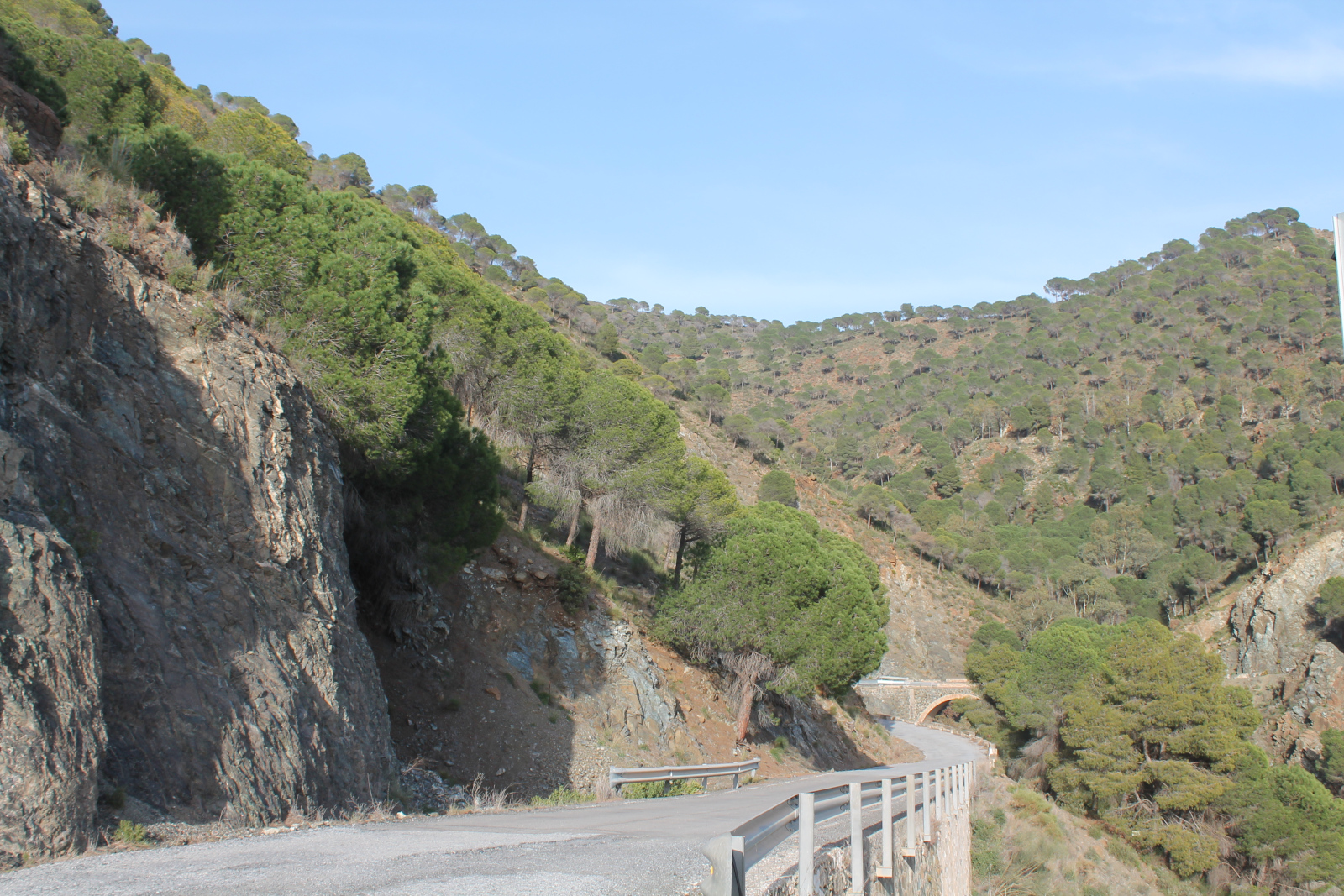 Acceso Sierra de Aguas Aussicht Álora