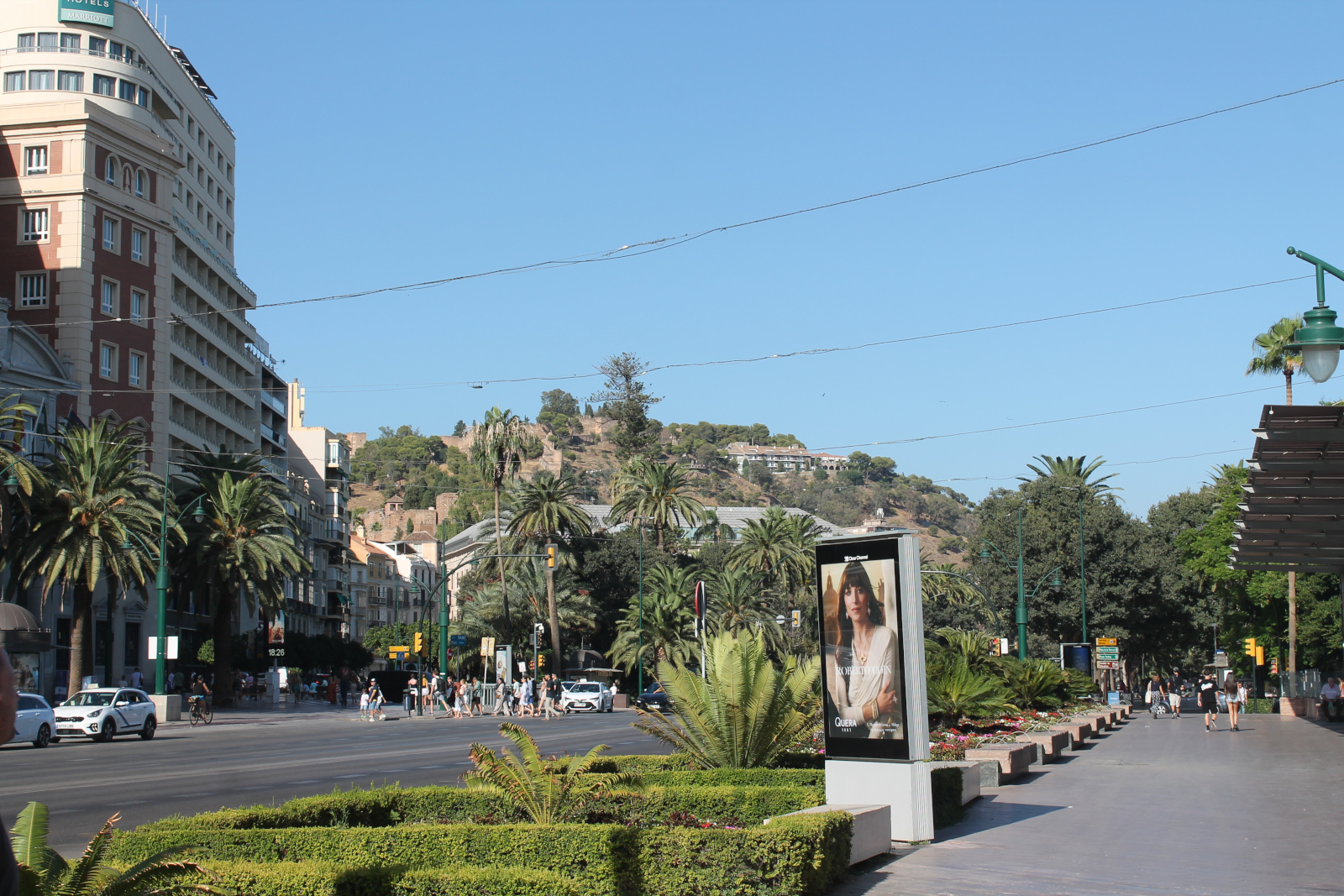Castillo de Gibralfaro in Málaga – Aussicht über die Stadt