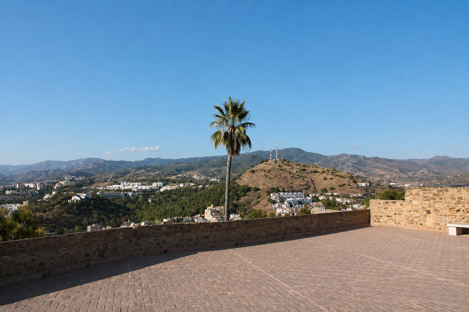 Málaga – Gibralfaro, Stadt, La Malagueta und Mittelmeer – Foto 32