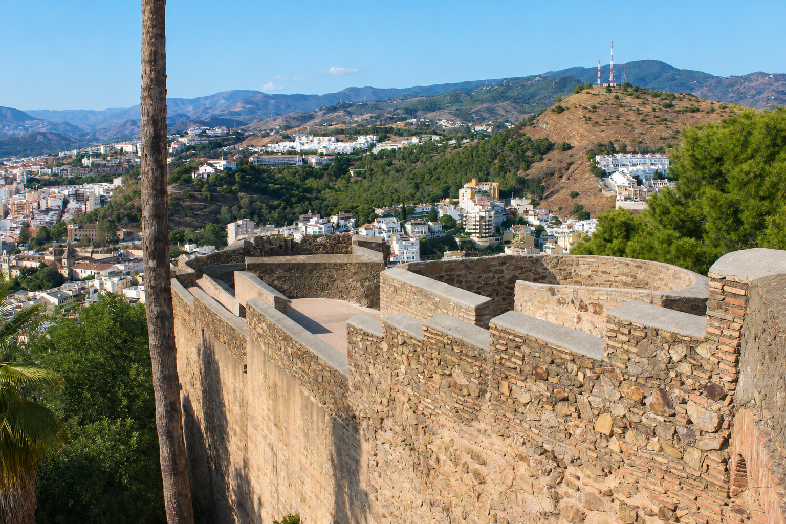 Málaga – Gibralfaro, Stadt, La Malagueta und Mittelmeer – Foto 41