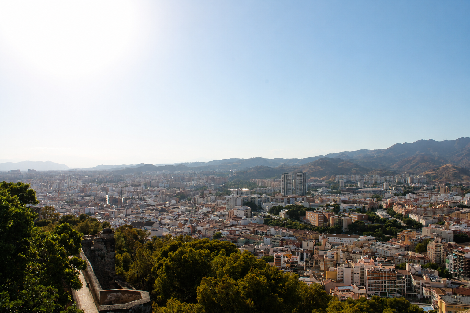 Málaga – Gibralfaro, Stadt, La Malagueta und Mittelmeer – Foto 44